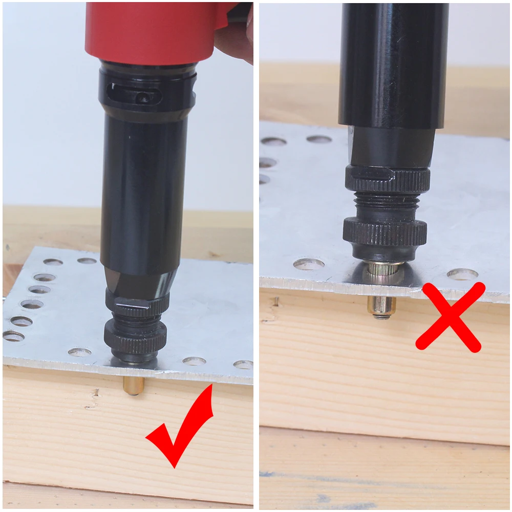 Set di rivettatrici pneumatiche automatiche di qualità YOUSAILING dadi per rivetti Kit di attrezzi per rivettatura di dadi ad aria M3-M12