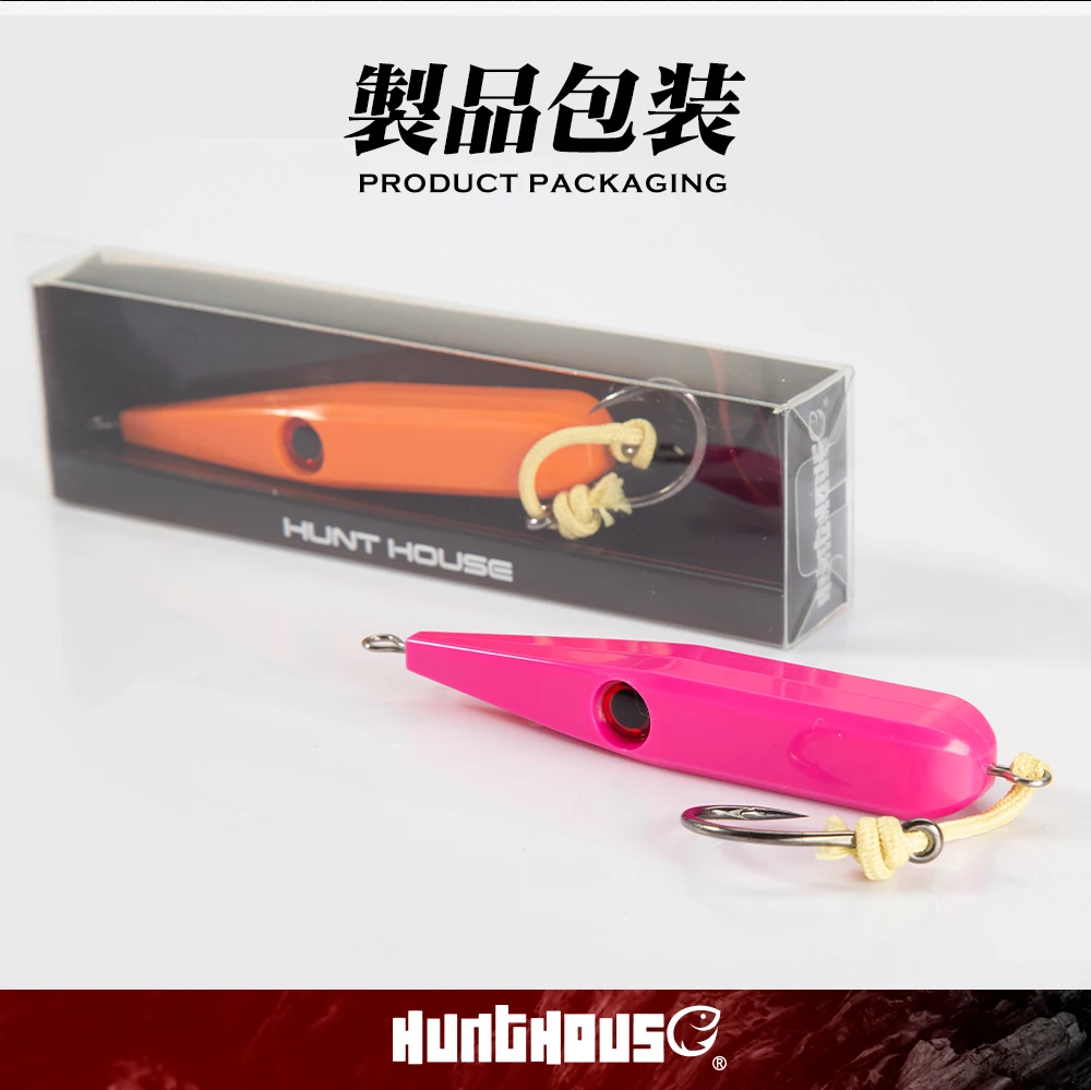 Hunthouse GT Sinking Pencil Angelköder Hartköder Jackbait Slow 100mm 45g Walk The Dog Salzwasser-Trolling für Wolfsbarsch-Ausrüstung – Detail 14