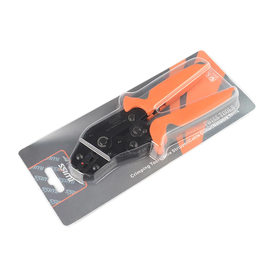 IWISS SN-02C Pre-Insulated Connectors Crimping Pliers U Type Y Terminals Crimper Plier 0.25-2.5mm² Hand Mini Clamp Tools