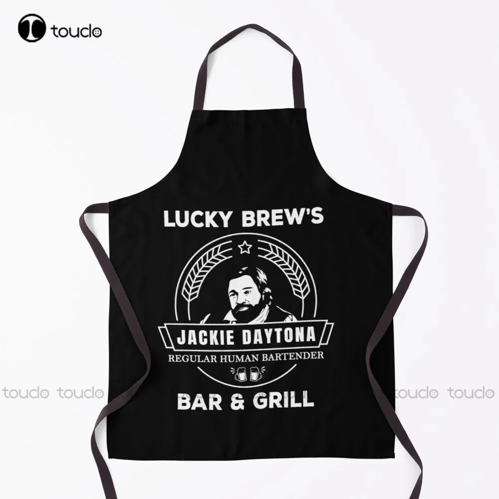 New Jackie Daytona - Lucky Brew'S Bar And Grill Shirt - What We Do In The Shadows Apron Barber Aprons For Men Unisex