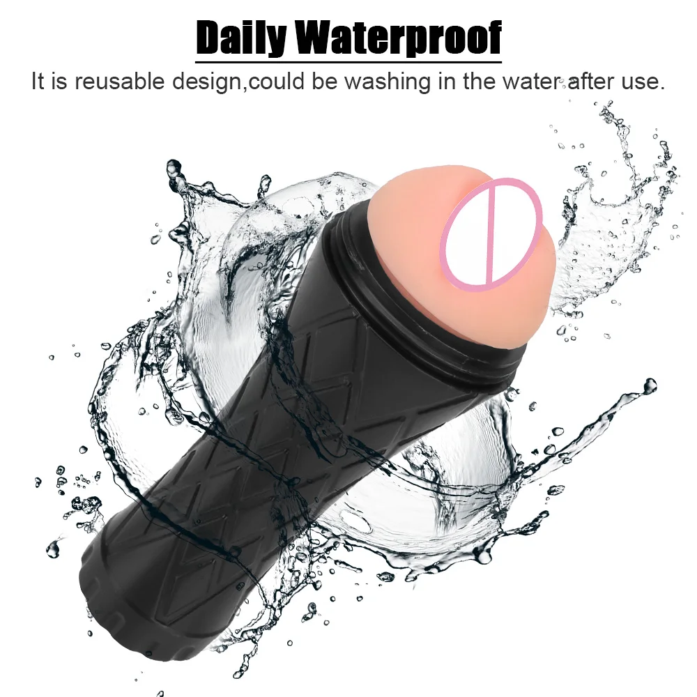 เซ็กซี่ถ้วยรางวัลอวัยวะเพศชายปั๊ม Glans ดูดชายสําเร็จความใคร่คัพช่องคลอดจริง Pussy เพศเร้าอารมณ์ของเล่นสําหรับผู้ชาย