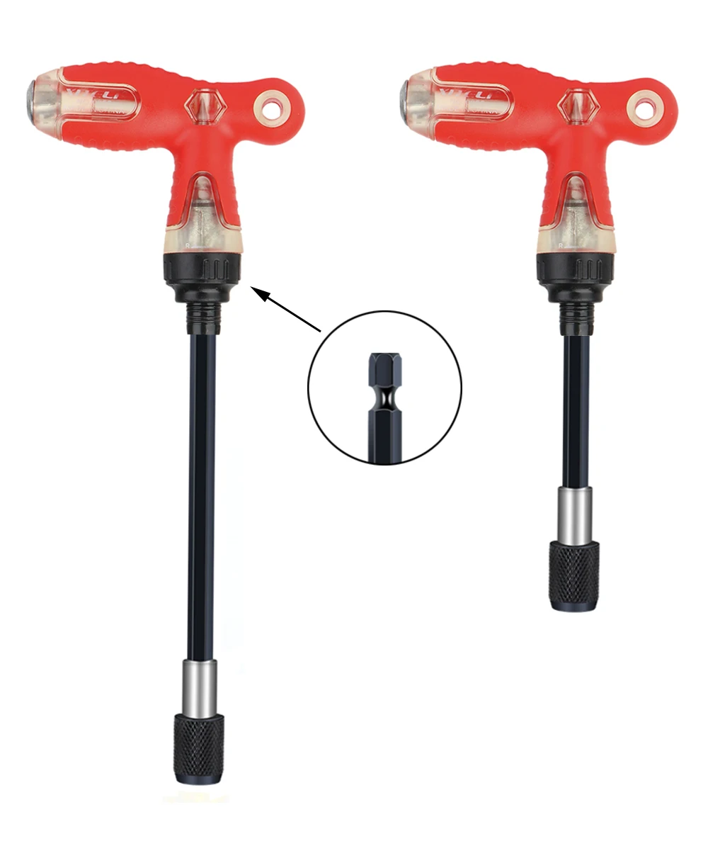 1PC Telescopic screwdriver T-type Alloy Steel Multifunctional T Handle Ratchet Screwdriver Repair Hand Tools