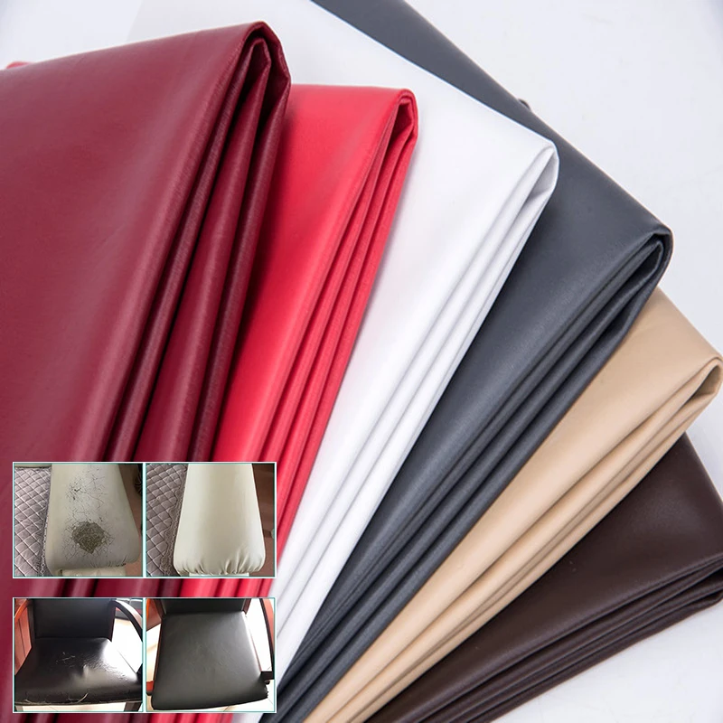 137x50cm PU leather self adhesive fix subsidies simulation skin back since the sticky rubber patch leather sofa fabrics