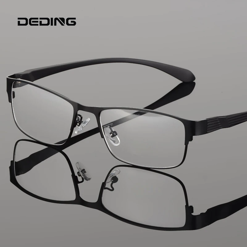 Alloy Glasses Frame Men Square Optical Eyeglasses Frames Brand Design For Myopia And Hyperopia Eyewear DD1615