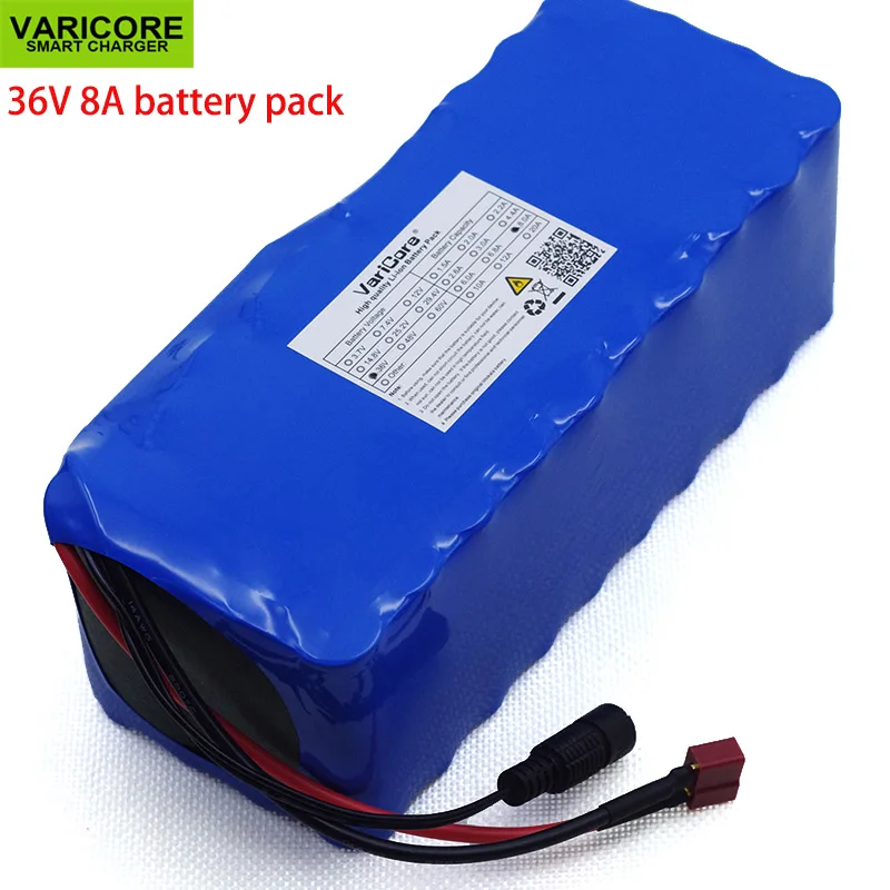 36V 8Ah 10S4P 500w 18650 Rechargeable battery pack ,modified Bicycles,electric vehicle 36V Protection with BMS+42V 2A Charger