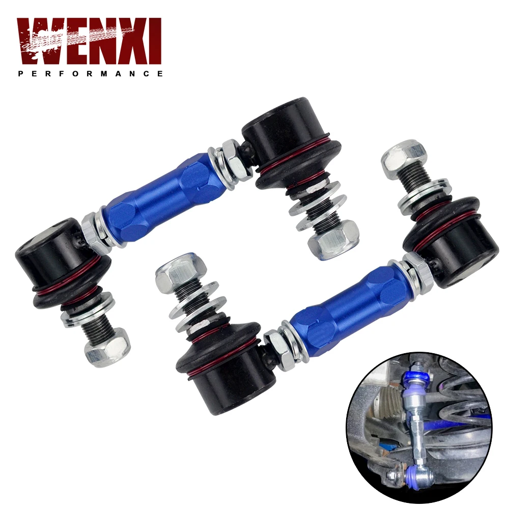 

100mm-120mm Ball Joint Adjustable Roll Sway Bar End Link For KIA Sorento Nissan Skyline Mazda CX-9 WX-SEL17