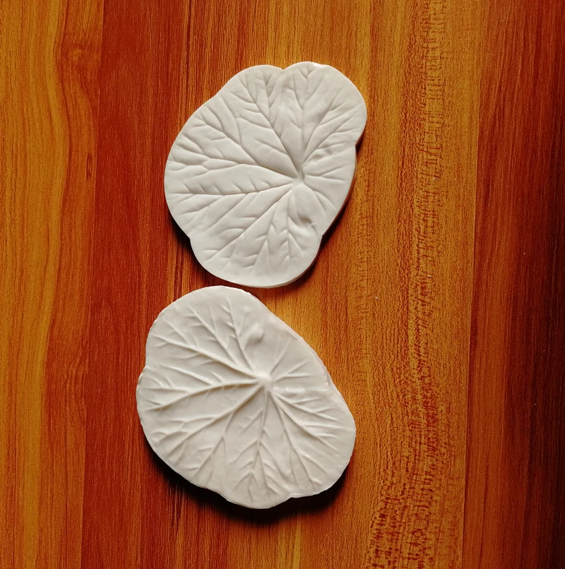 Lotus Leaf Veiner Silicone Mold Chocolate Fondant Gumpaste Sugar Clay Flower Cake Decorating Tools Cold Porcelain Moulds M2109