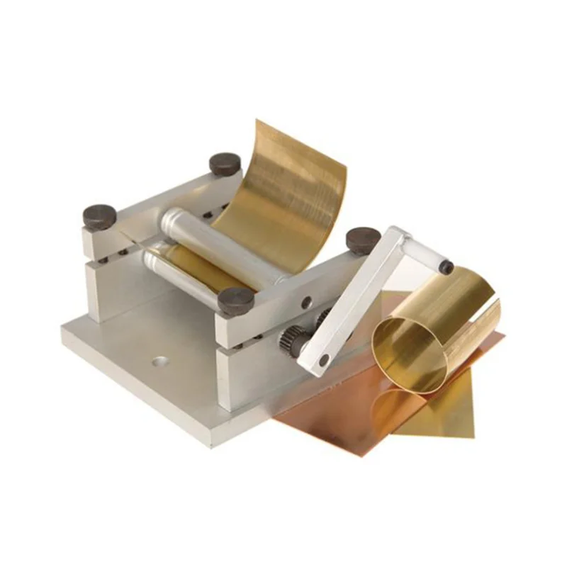 DIY Manual Soft Metal Plate Rolling Machine Soft Metal Sheet Tube Mini Bending Machine S / N: 20013