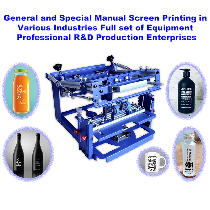 SPE-QM1012 Small curved screen printing machine screen printing table screen printing machine manual screen printing table