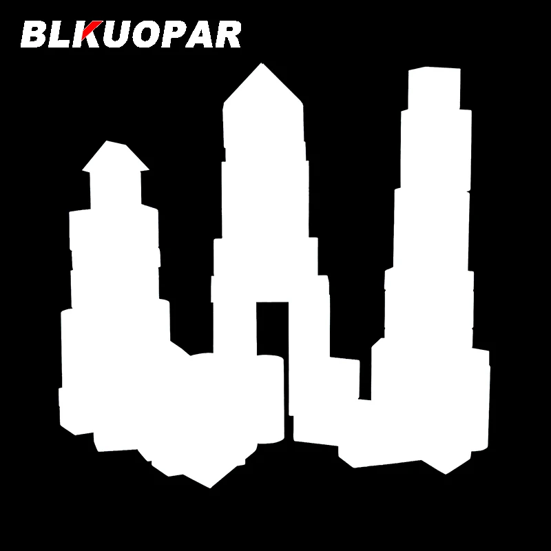 BLKUOPAR for Building Blocks Car Stickers Creative Waterproof Personality Decals Occlusion Scratch Motorcycle Car Accessories