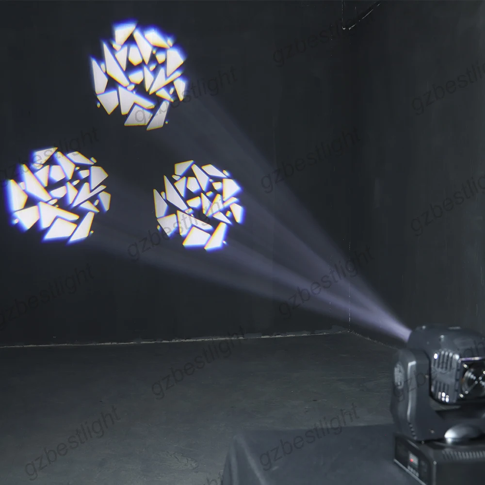 Disco light led spot 75w with 3-facet prism moving head light with flight case led party light spot led 75w