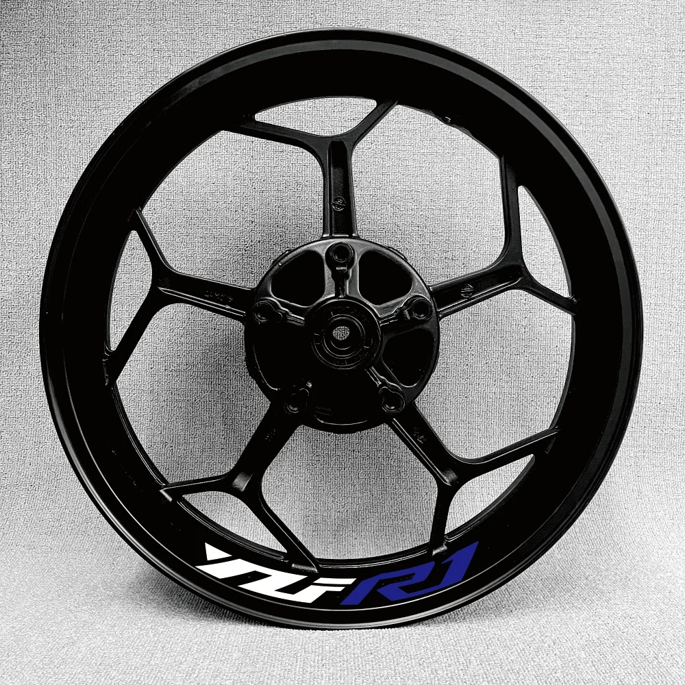 Motorcycle 17 inch is suitable for R1 R6 R3 R15 R125 steel rim wheel rim modification personalized sticker reflective waterproof