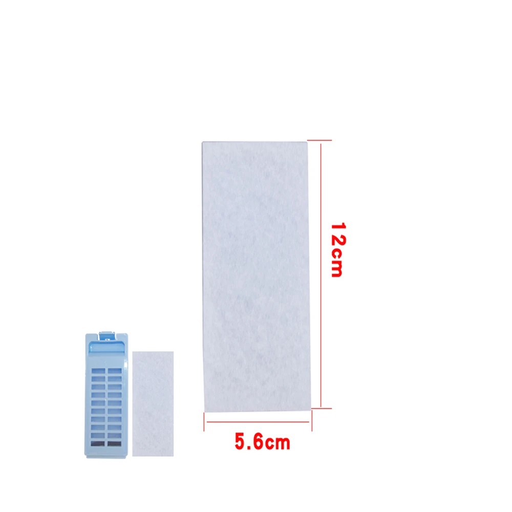 6 قطعة فلتر القطن HEPA Fiter ورقة الوبر تصفية شبكة ل Haier XQS50-728 XQS60-828 غسالة استبدال أجزاء