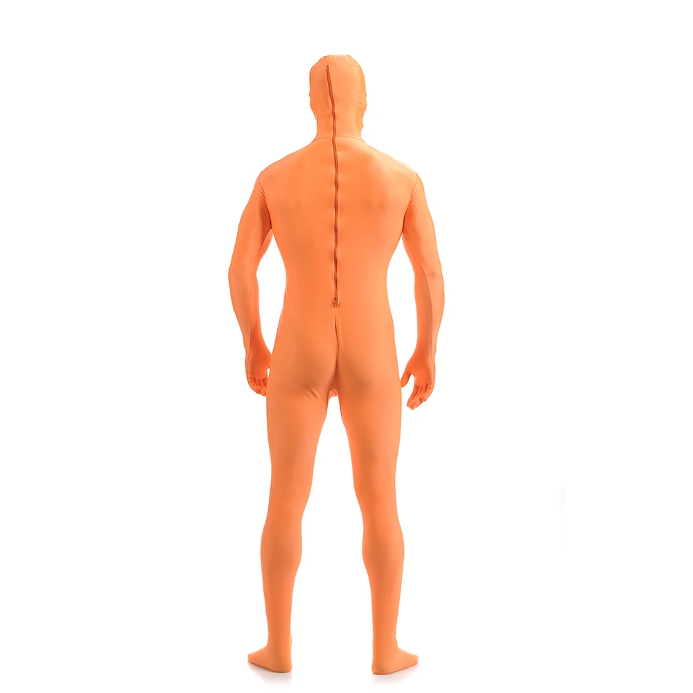 Zentai – combinaison de corps complet, costume d'halloween, personnalisé pour les yeux ouverts, la bouche peut ajouter une fermeture éclair à l'entrejambe, livraison gratuite