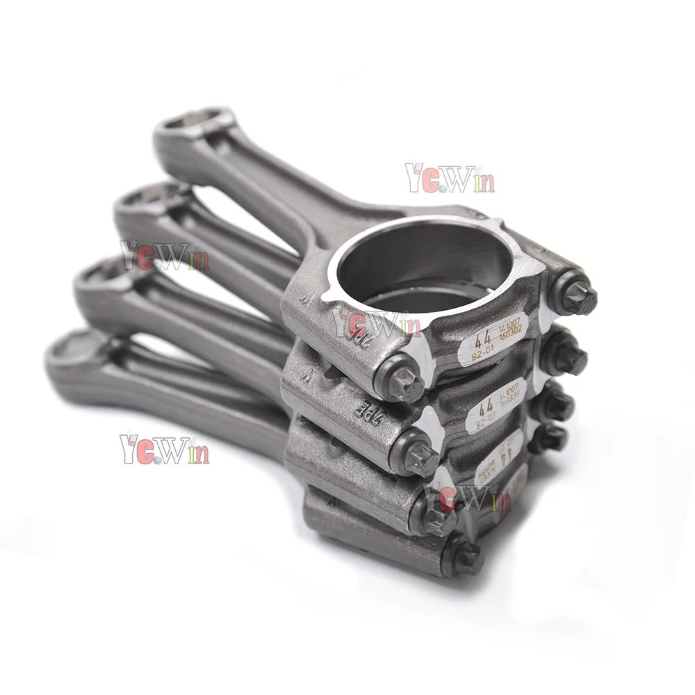 YCWIN 4*Engine Con rods Connecting Rod For VW CC AUDI A4 A5 A6 2.0TFSI 23mm 06H198401D