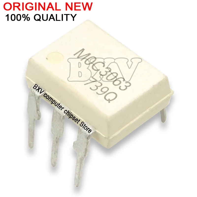 10PCS MOC3063 DIP6 DIP DIP-6 New And Original IC