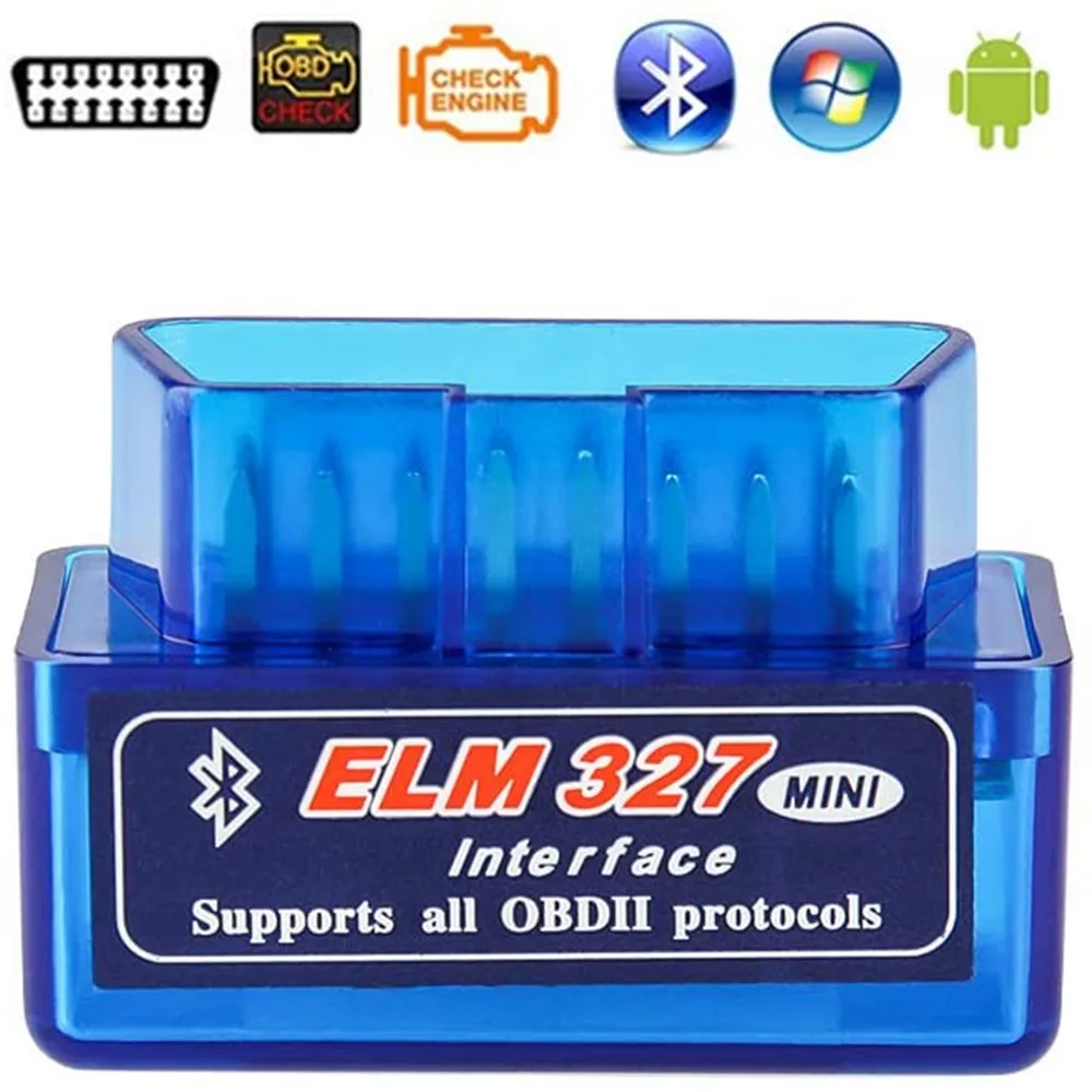

Mini ELM327 V2.1 OBD2 Scanner Code Reader Bluetooth-compatible Car Diagnostic Tool For Automotive Fault Detector