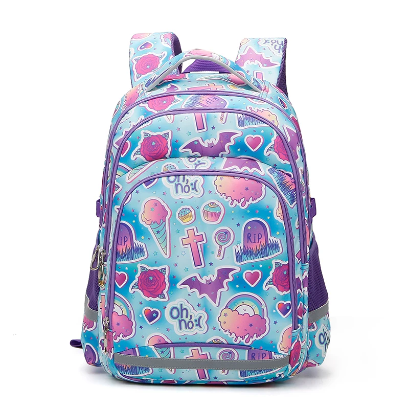 

Cool School Backpack For Children Anime Kids Cartoon Primary School Bags Cute Teenage Girls Schoolbag Mochila Escolar Infantil