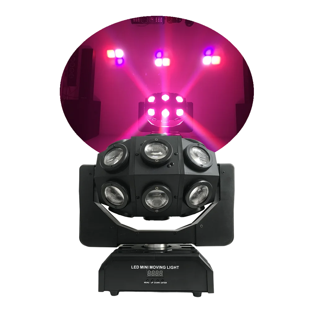 

18x10w Rgbw 4in1 Led Mini Moving Head Manual Professional Show Lighting