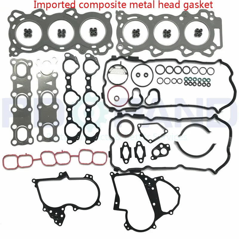 VQ25DE Engine Overhaul Rebuilding Gasket Kit  A0101-JK20A forNissan TEANA J32Z 2.5L V6 24V