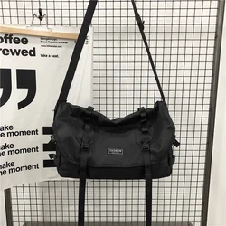 原宿techwearキャンバスバッグゴシッククロスボディ女性のハンドバッグ財布やハンドバッグbolsas femininaショルダーバッグ女性