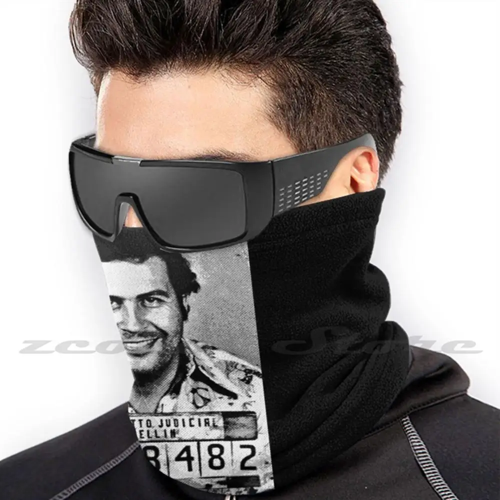 Top 50 Mugshot Collection Escobar Halftone Washable Trending Customized Pm2.5 Filter Mask Mugshot Mugshot Escobar Escobar
