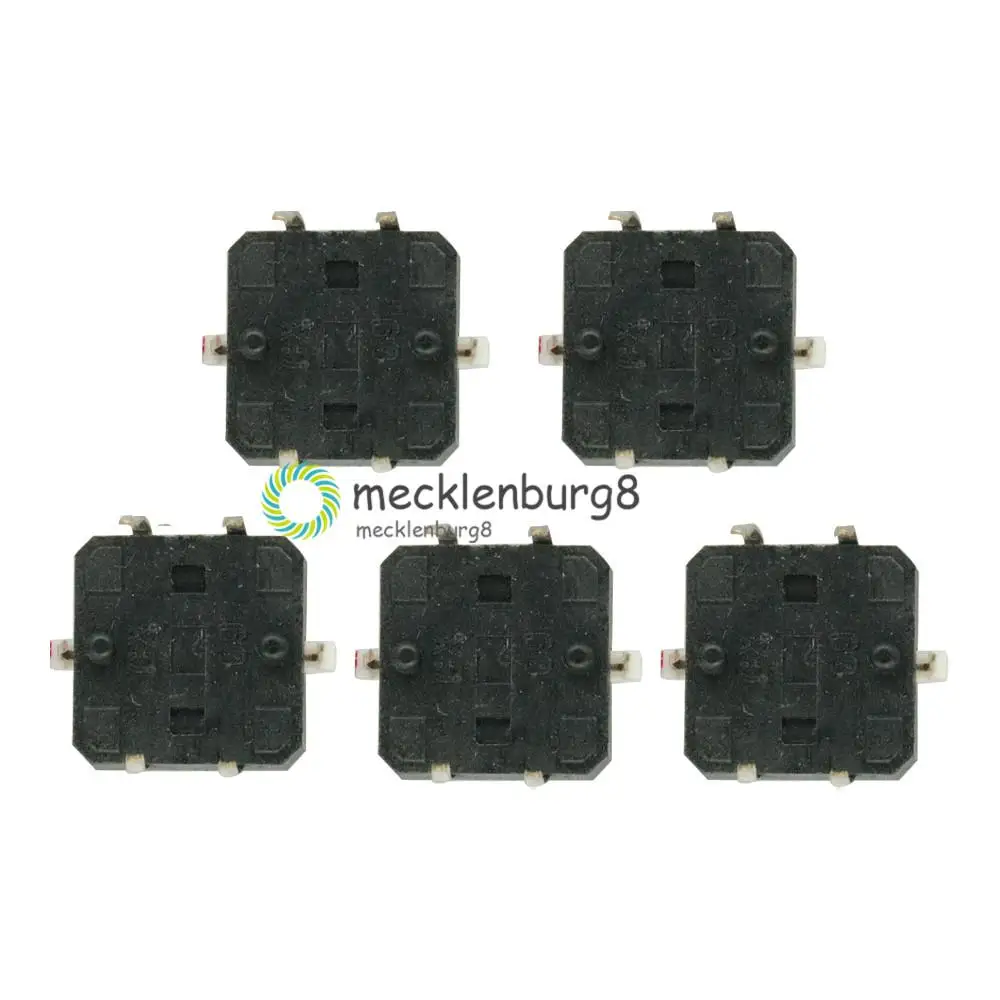 5PCS 1 set 12X12X7.3 Tactile Push Button Switch Momentary Tact LED 5 Color 12X12X7.3mm 12*12*7.3mm 6pin