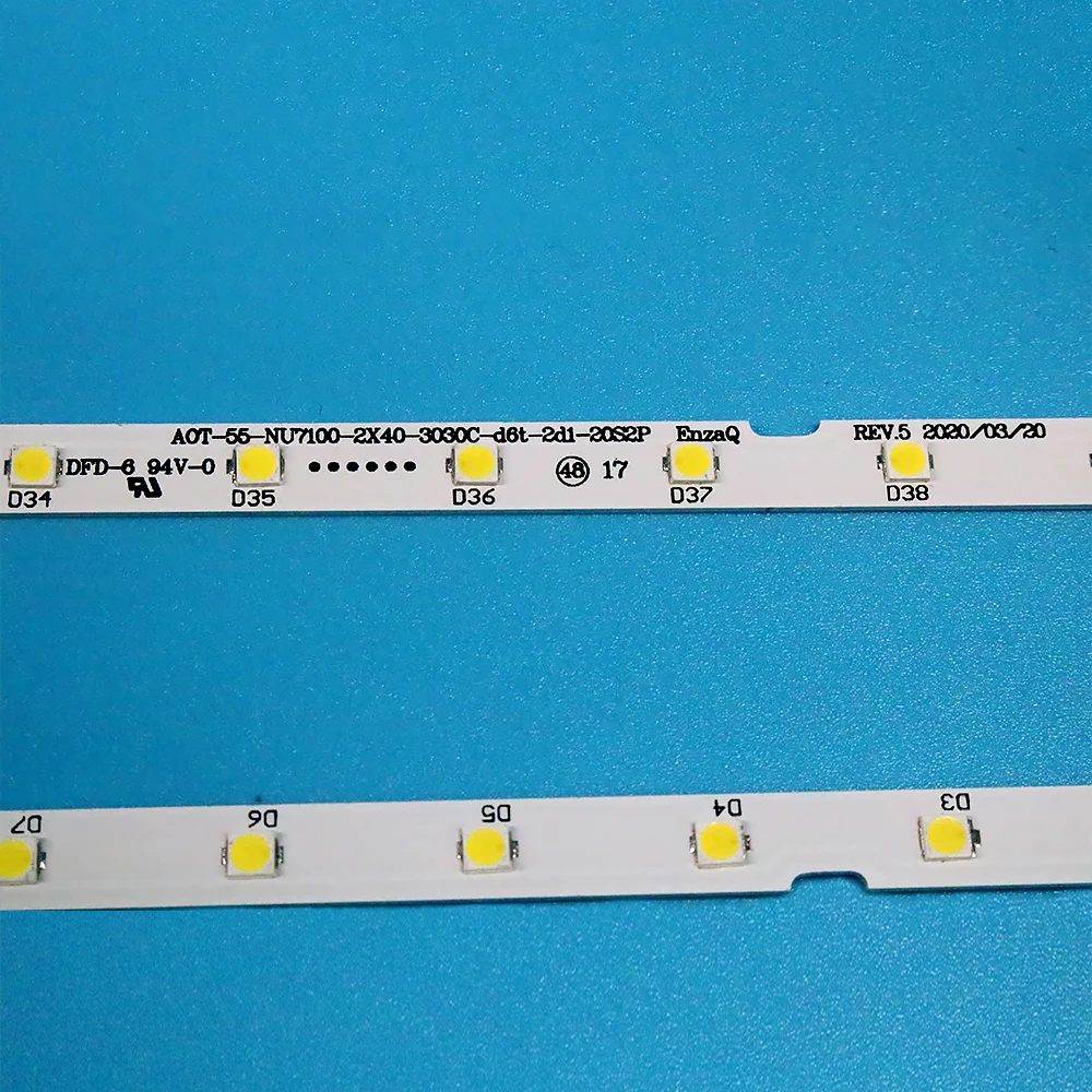 LED Backlight Strip 40 LED For Sam sung 55