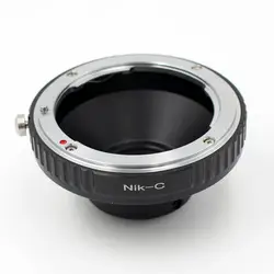 Nik-C Ai-C Adapter For Nikon F Mount Ai D Lens To 16mm C Mount Film Movie Camera