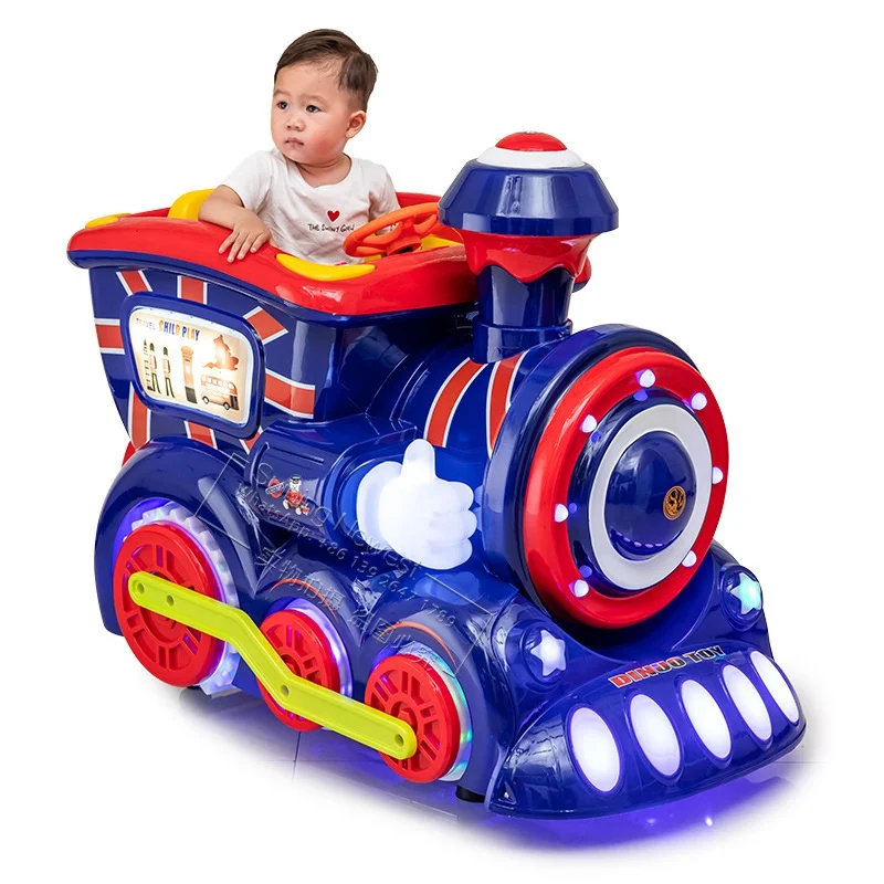 

Factory Wholesale Cheap Price Arcade Games Rocking Swing Machine Amusement Shopping Mall Token Coin Operated Train Kiddie Rides