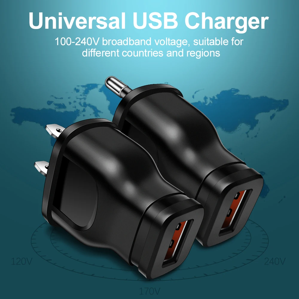 AC DC 5V Adapter Phone Charger 1A USB Port Power Supply Charger USB For Iphone Samsung Huawei Xiaomi Redmi Mobile Phone Charging