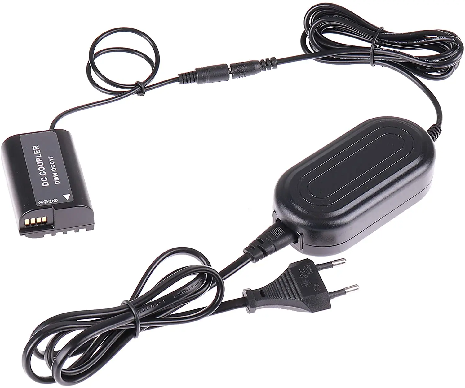 FOTGA DMW-DCC17 Dummy Battery Power Adapter for Panasonic Lumix DC-S5 DC-S5K GH6