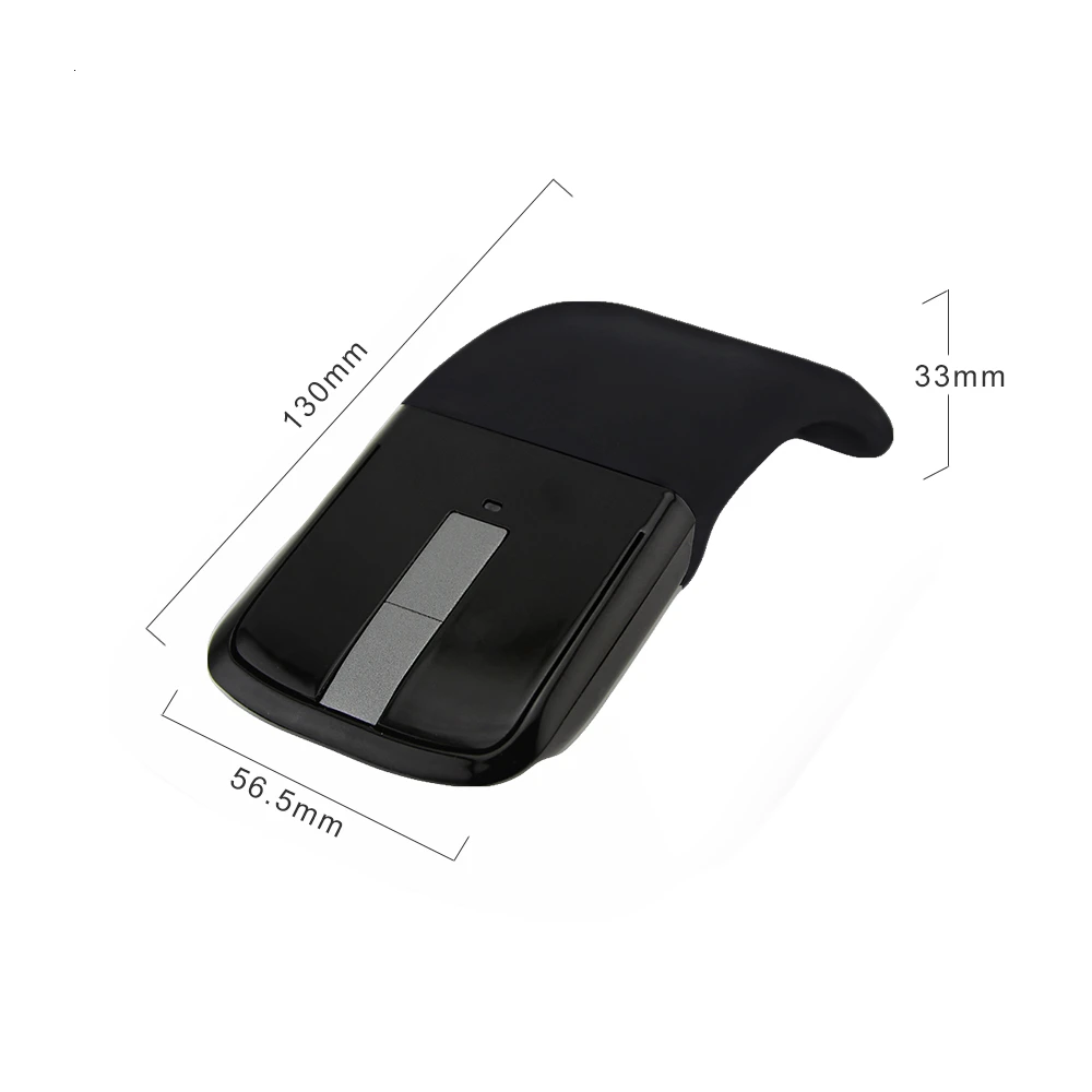 Wireless Bluetooth Mouse Arc Touch Folding Mouse 1200DPI Optical Ergonomic Mice Portable Gamer Office Mause For Macbook Laptop