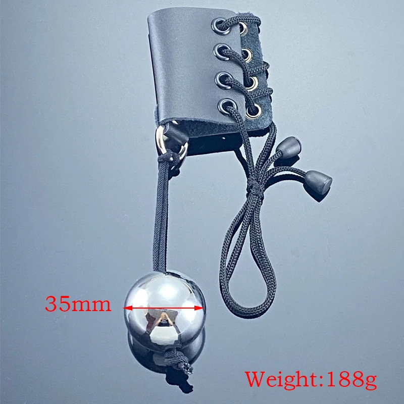 Penis binding With Weight ball Male Penis Extender Adjustable Scrotum Restraint Cock Ring Ball Male Sexual Delay Exercise Tool