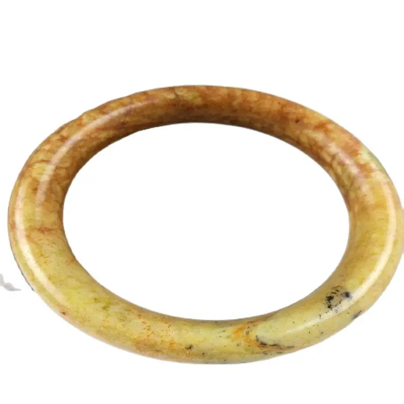 

China Natural Jades Bangle 71mm Diameter Big Bangles Woman