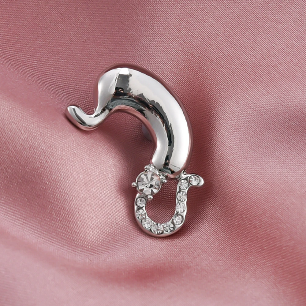 2 Color Anatomy Stomach Brooch Luxury Rhinestone Surgeon Medical Uniform Lapel Pins Doctor Cute Jewelry for Women Accessories image 3