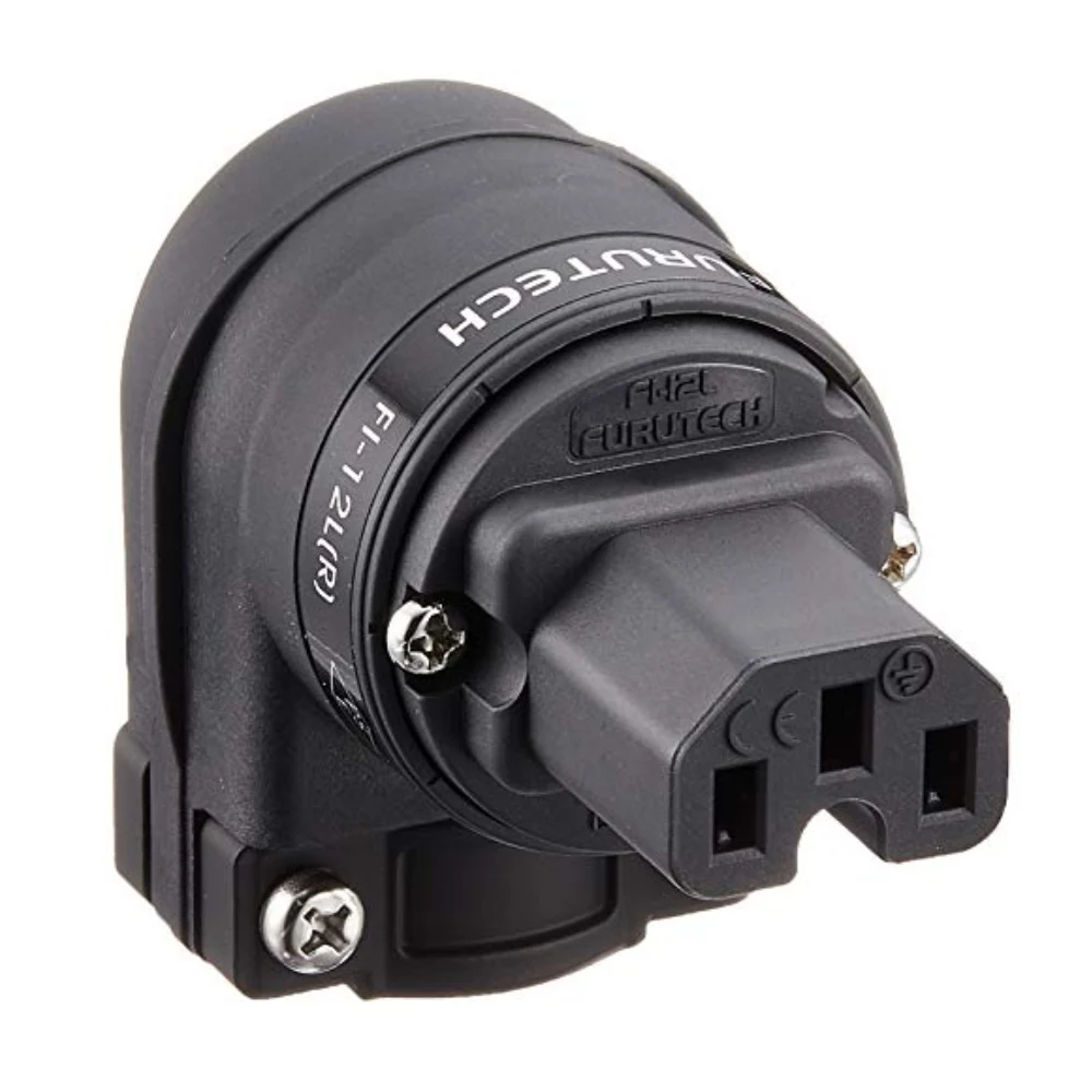 Furutech FI-E12L (R) FI-12ML (G) Rhodium 24K gold Schuko Connector Angled Schuko Plug