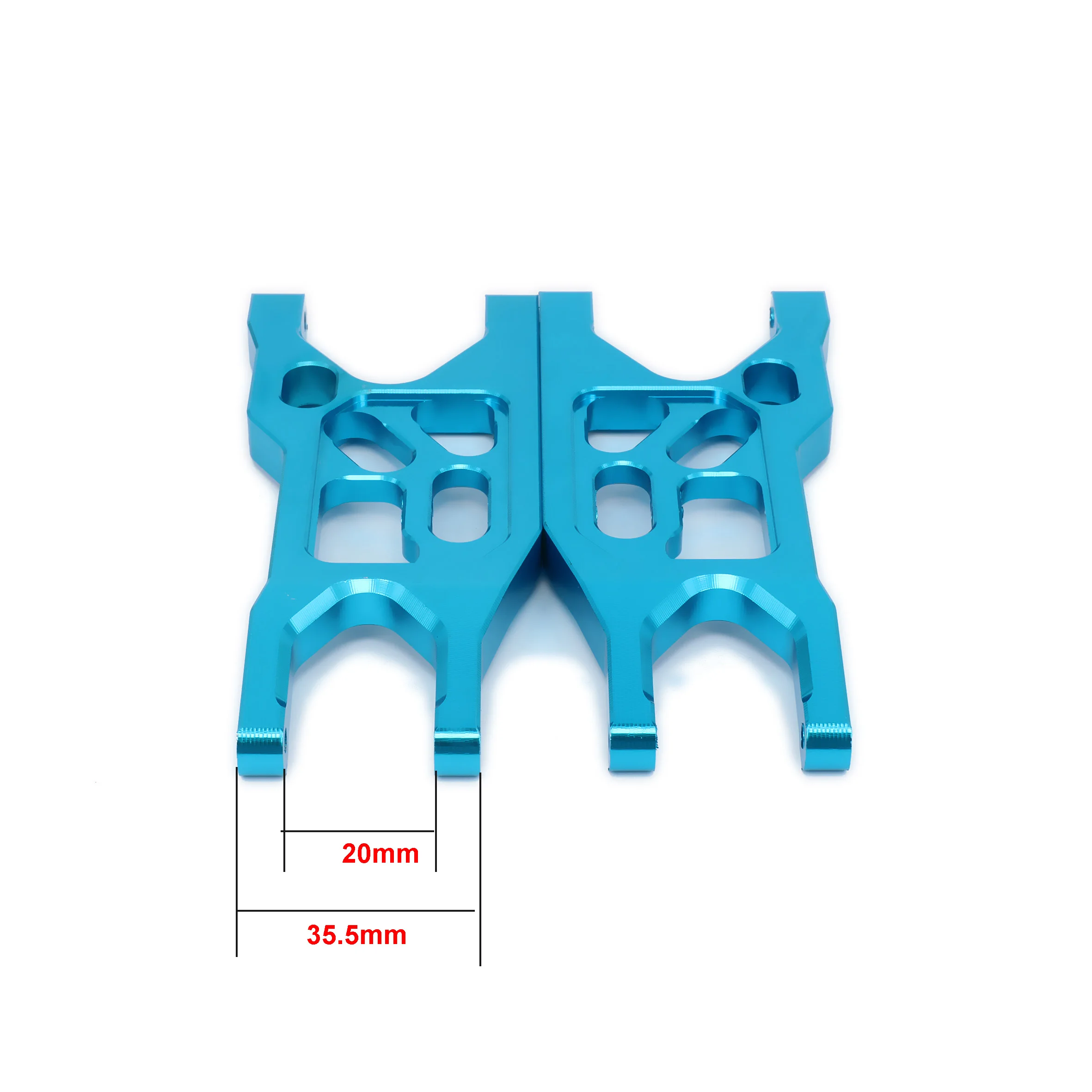 Front Lower Suspension Control a-Arms Aluminum For Rc Car 1/10 Axial Yeti Rock Racer Buggy Crawler Upgraded Hop-Up Parts AX90026