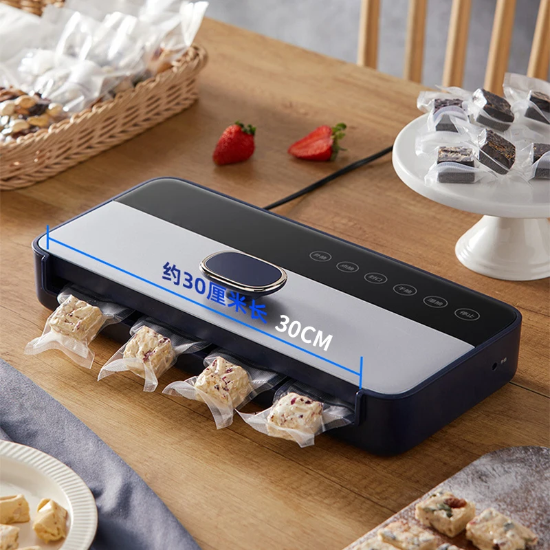 สูญญากาศเครื่องซีล Home Mini อาหารอัตโนมัติปิดผนึกบรรจุภัณฑ์สำหรับบรรจุภัณฑ์สูญญากาศเก็บอาหาร FKJ-C01D1