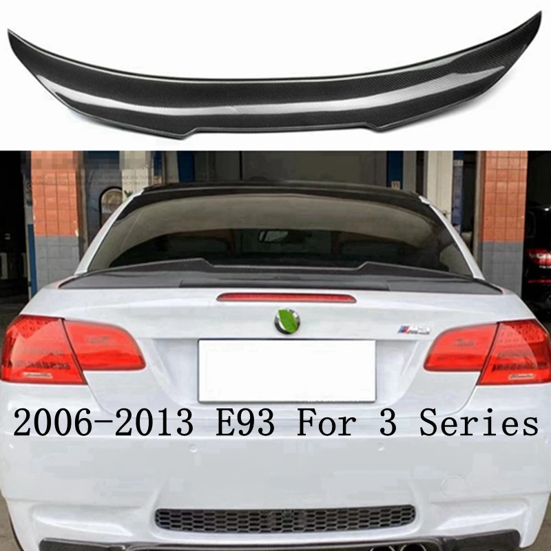 

Carbon Fiber Rear Spoiler For BMW 3 Series E93 Convertible Black and Primed Spoiler 2007-2013