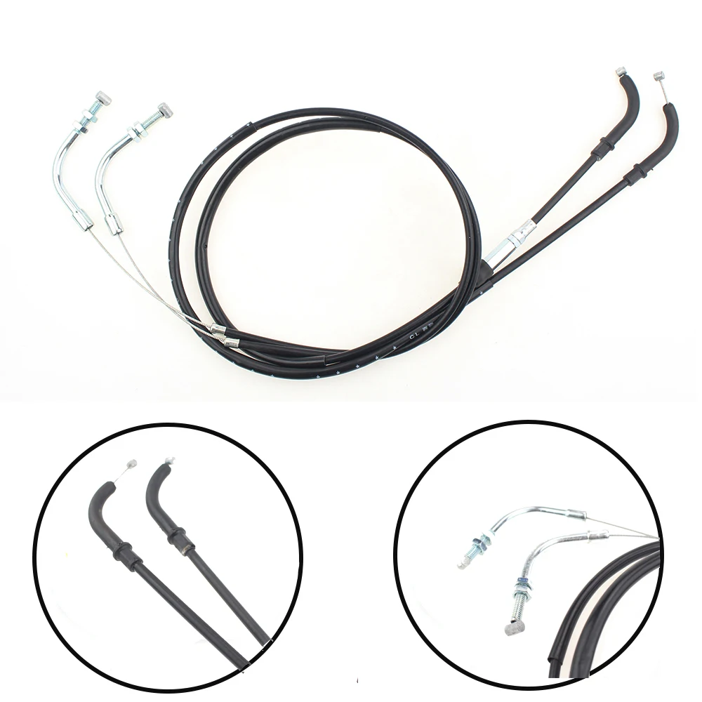 Motorcycle 1 Pair Throttle Line Cable High Quality Steel XJR400 Throttle Cable Wire Line For Yamaha XJR400 XJR 400