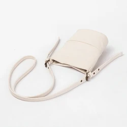 Mobile phone canvas small bag female new Korean version of the tide vertical style light casual messenger small cloth bag female