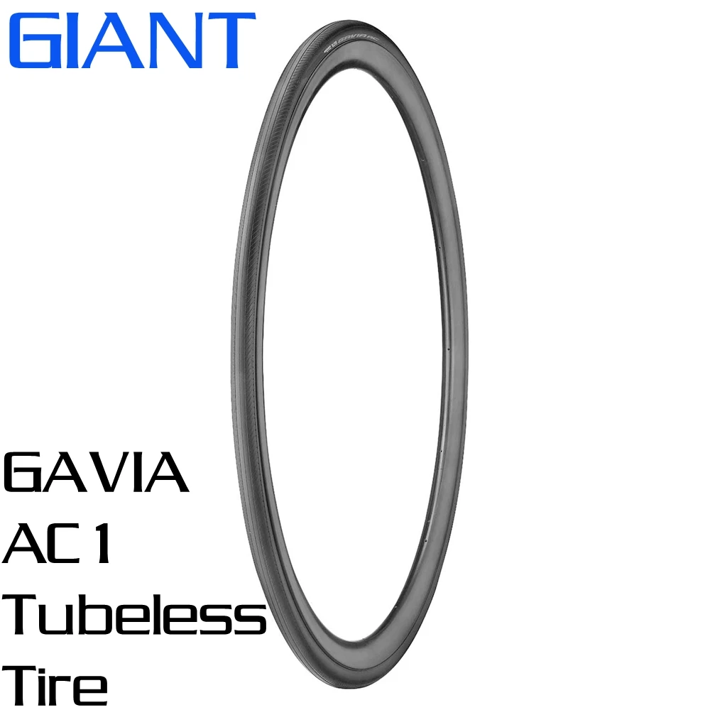 Giant  GAVIA AC1 Tubeless Tyre Tire Compatible Hookless Rims Road Bike Bicycle 700X25C