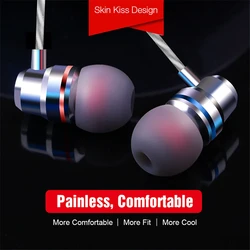3.5mm In-Ear Wired Earphone Earbuds Earphones Music Sport Gaming Headset With mic For IPhone Xiaomi Samsung Earphones Stereo