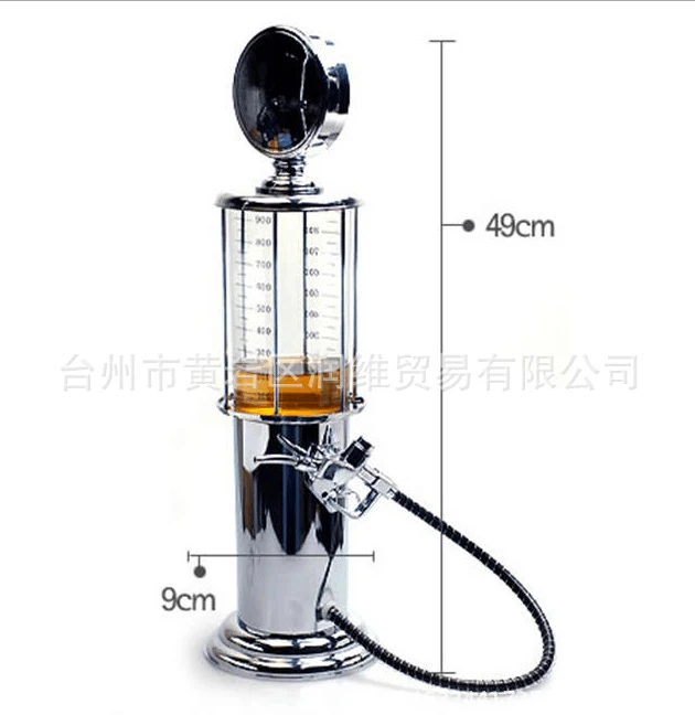 New Mini Beer Dispenser Machine Drinking Vessels Double Gun Pump with Transparent Layer Design Gas Station Bar for Drinking Wine