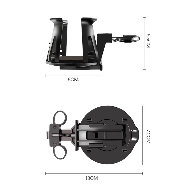 Portabicchieri per auto nero portabicchieri universale per presa d\'aria per auto vassoio portabicchieri per portaoggetti per automobili