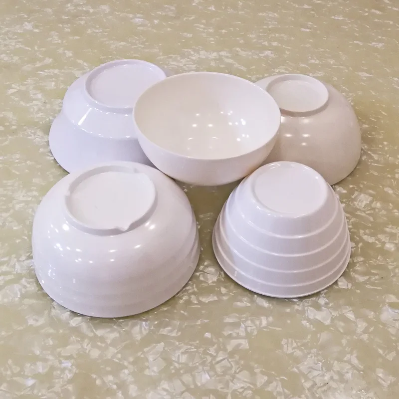 

A5 Melamine Imitation Porcelain Dinnerware Hot Pot Conical Seasoning Bowl Restaurant Victualing House Tableware Rice Bowl