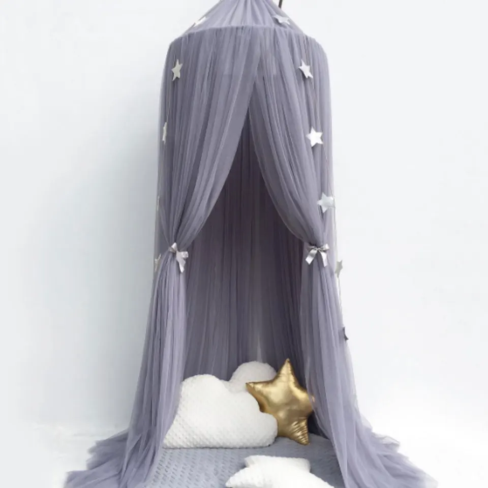 Baby Room Mosquito Net Bed Hanging Kids Tent Baby Bed Crib Canopy Tulle Curtains for Bedroom Play House Tent for Kids Room Decor