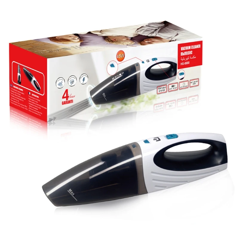 سيارة لاسلكية مكنسة كهربائية لاسلكية يده السيارات المكانس المنزل والسيارة الاستخدام المزدوج مكنسة كهربائية صغيرة بنيت في Battrery