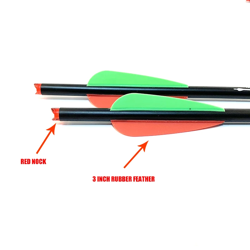 Imagem -05 - Espinha 400 16 18 20 Polegada Setas de Carbono Substituível Parafuso Setas São Usados para Arco e Flecha Tiro com Arco ao ar Livre Caça 24 Peças